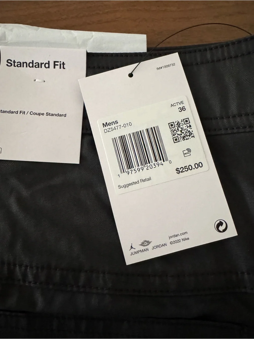 DS Jordan x Travis Scott Wax Shorts - SIZE 36